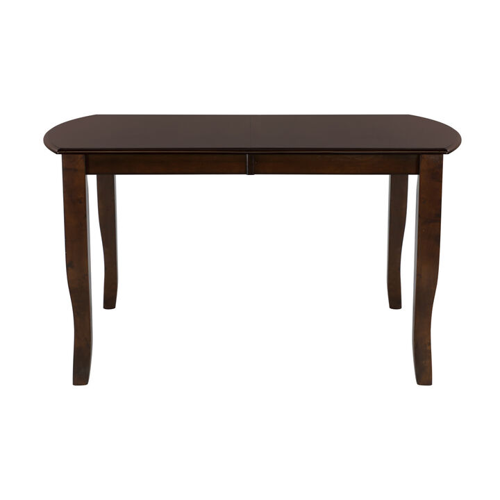 Streamdale Dark Cherry Dining Table with Extension Leaf