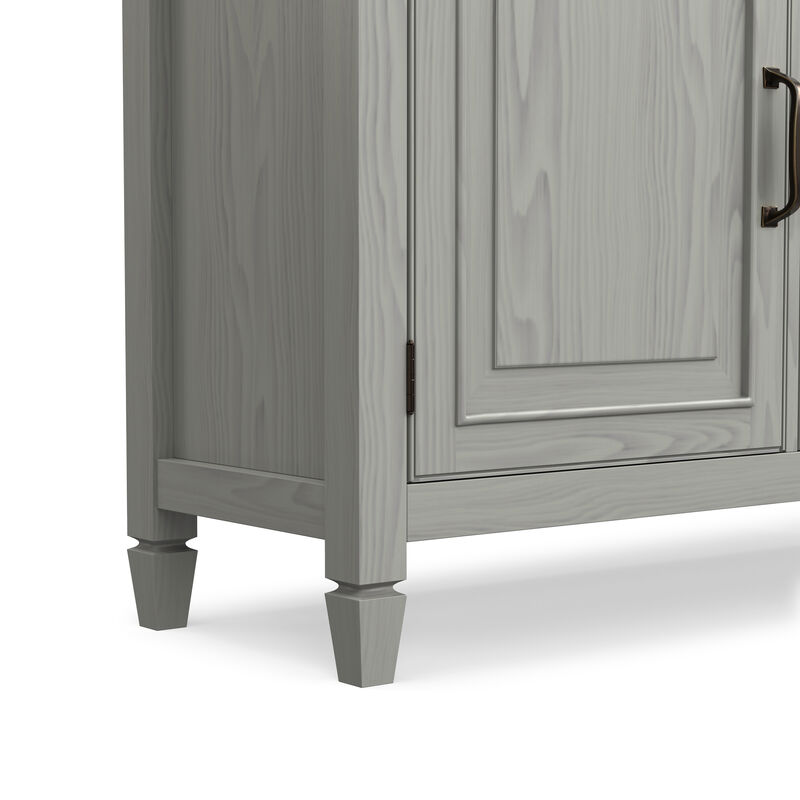Connaught 40 inch Wide Solid Wood Traditional Entryway Storage Cabinet image number 9