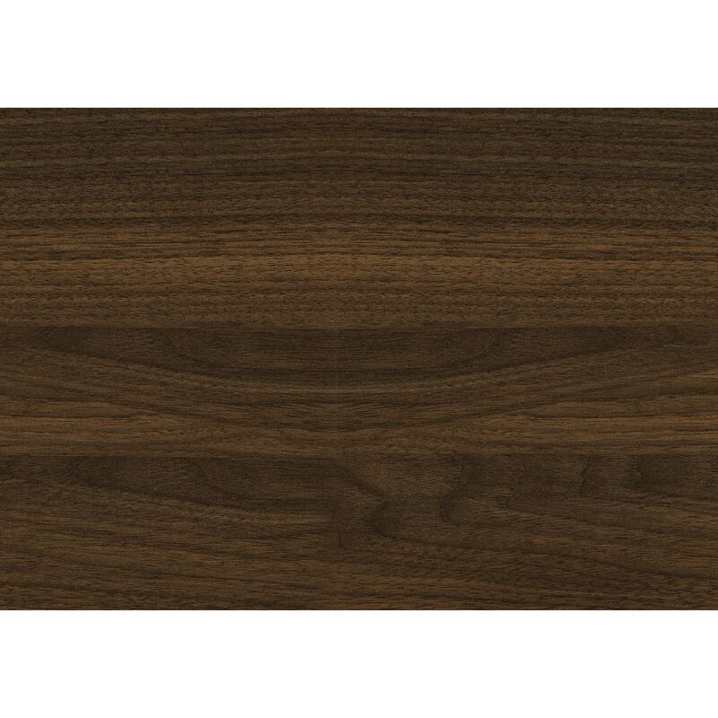 Monarch Specialties I 2717 - Tv Stand, 72 Inch, Console, Media Entertainment Center, Storage Cabinet, Living Room, Bedroom, Brown Laminate, Black Wood Legs, Transitional