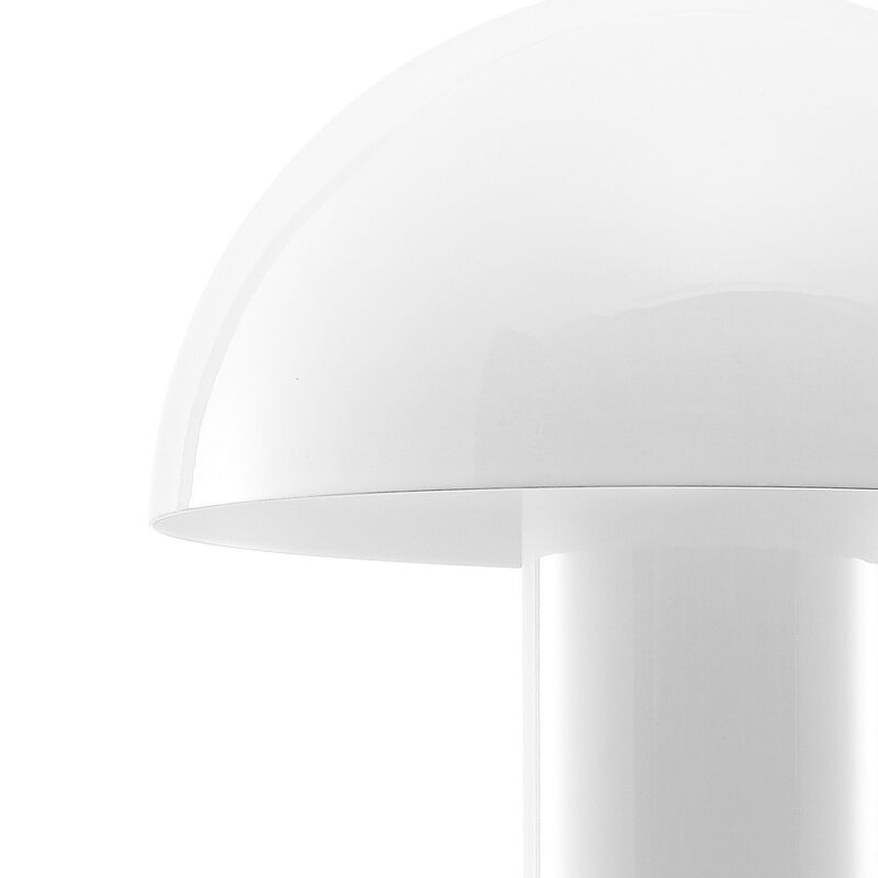 Boletus Contemporary Bohemian Rechargeablecordless Iron Integrated LED Mushroom Table Lamp