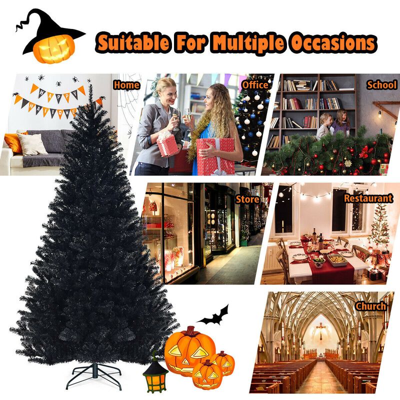 Hinged Artificial Halloween Christmas Tree