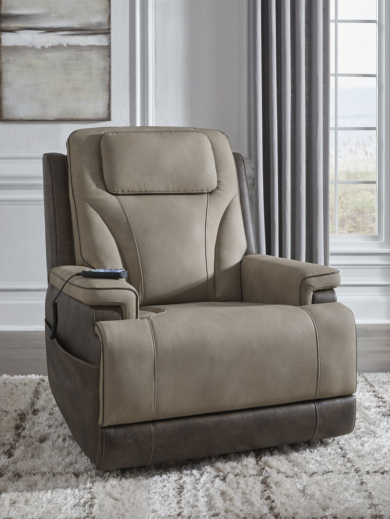 4Z-Serenity Zone Power Lift Recliner in Beige image number 1