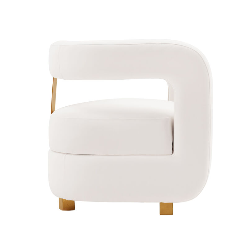 Amirah White Accent Chairs (Set of 2)