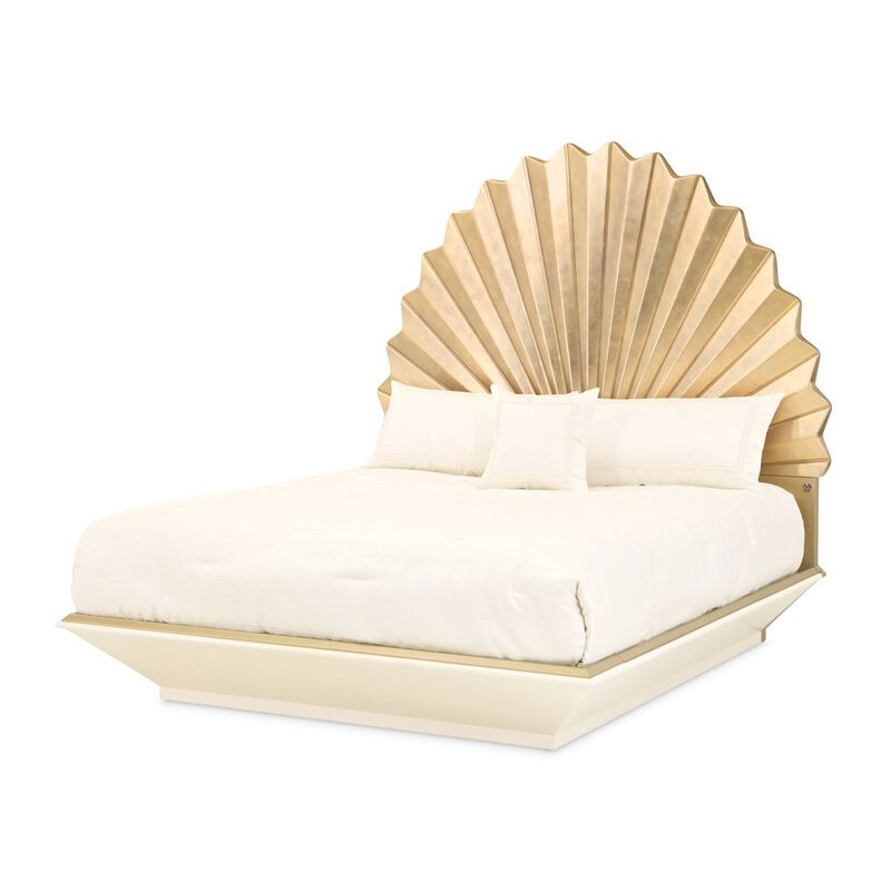 Fantosini King Fan Bed - Gold Leaf image number 9
