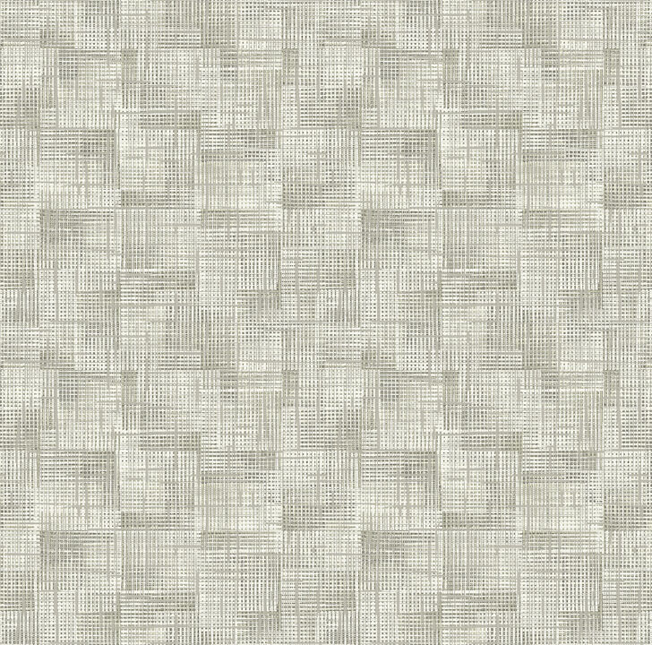 Ting Taupe Lattice Wallpaper
