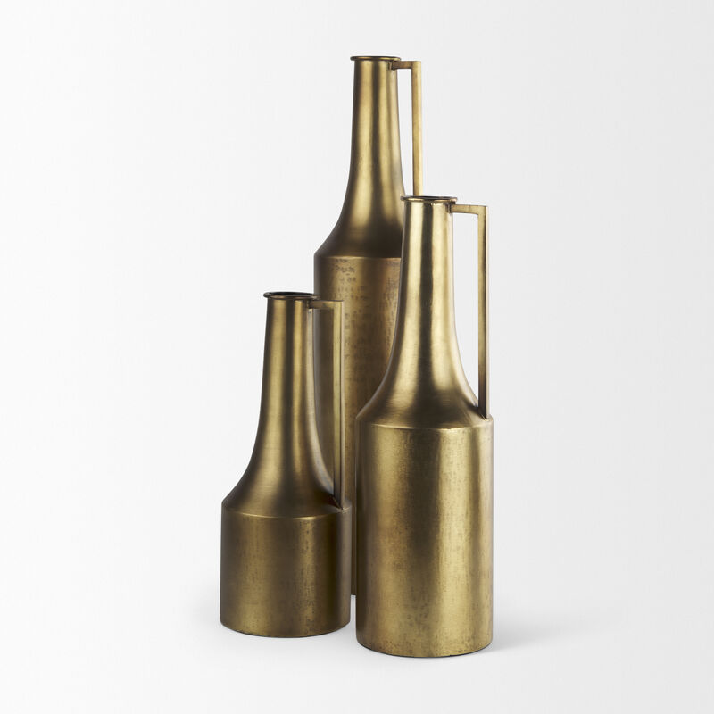 Aubrey Gold Jug Vase