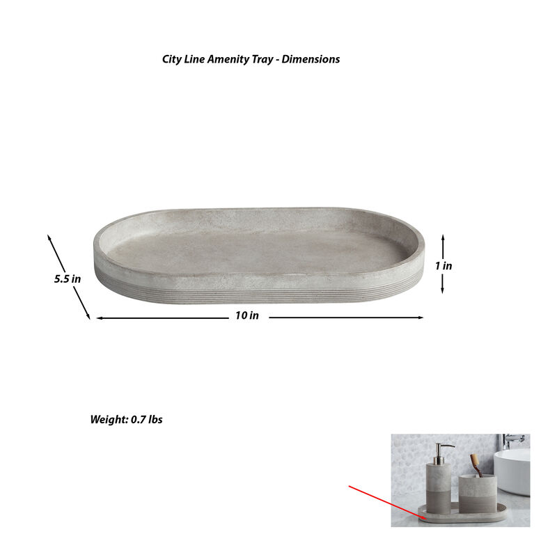 City Line 3-Piece Bathroom Accessory Set image number 4