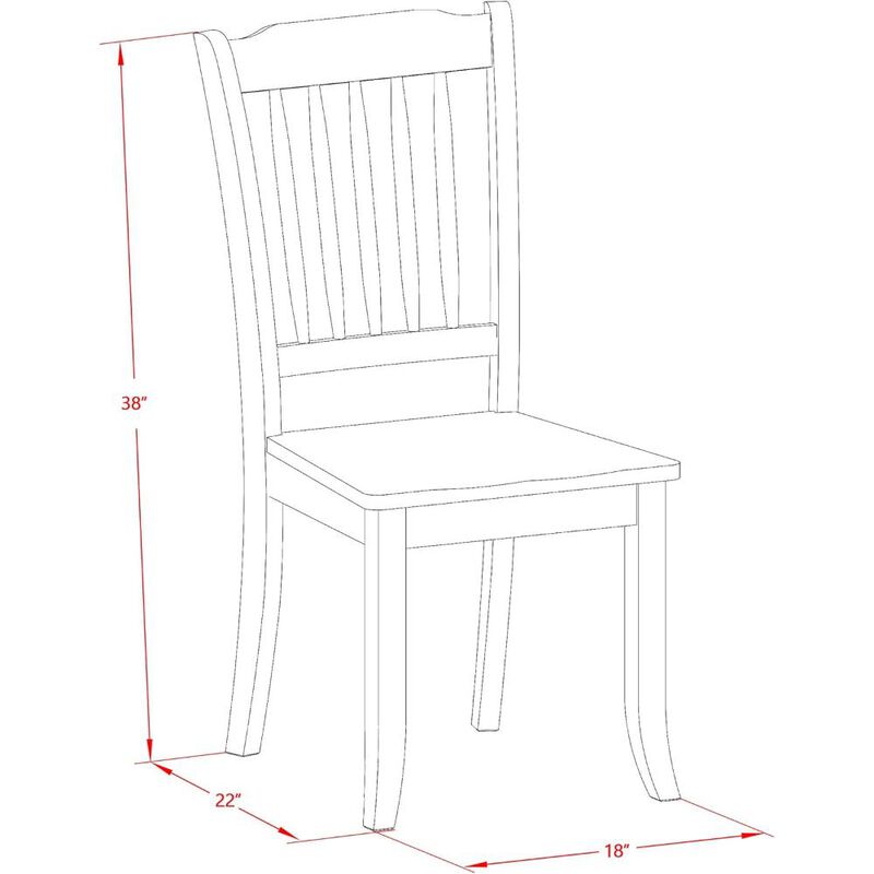 Dining Room Set Buttermilk & Cherry
