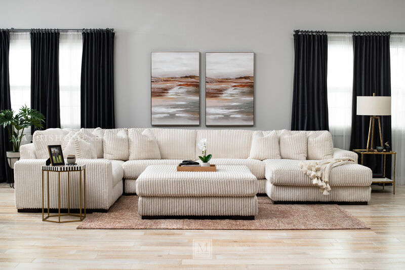Lindyn Five-Piece Sectional with Chaise