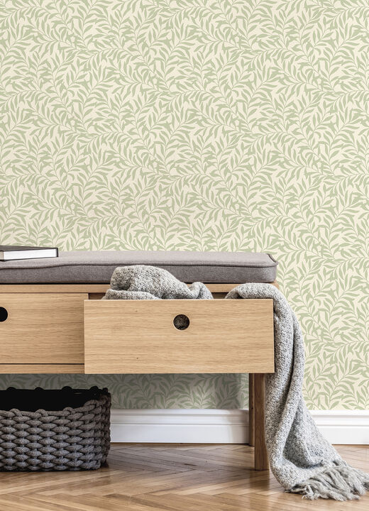 Salix Sage Leaf Wallpaper (Set of 2)