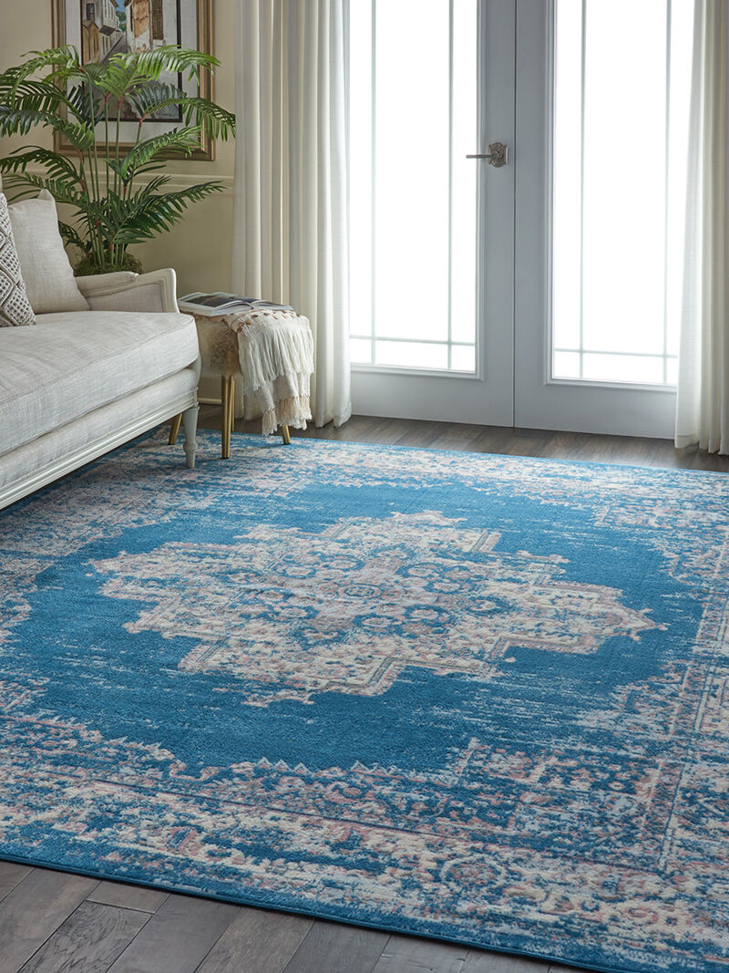 Grafix GRF14 Blue 7'10" x 9'10" Rug