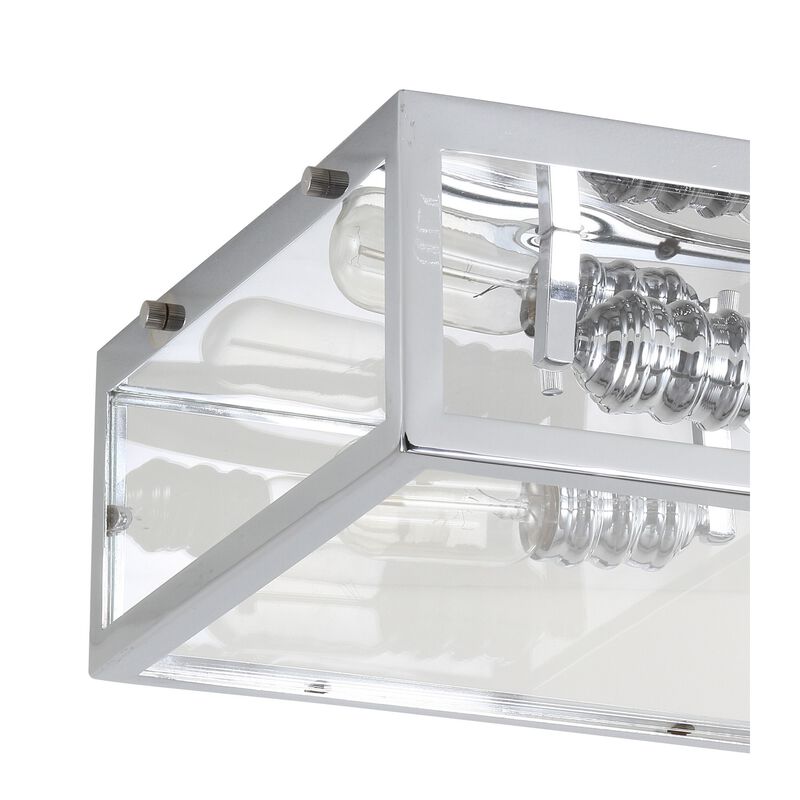 Grayson Metal/Glass LED Flush Mount