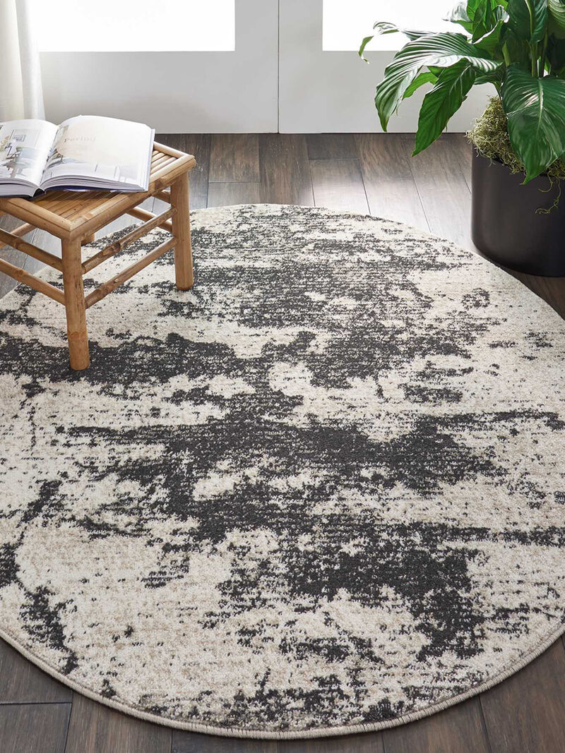 Maxell MAE07 Ivory/Gray 3'10" x 5'10" Rug