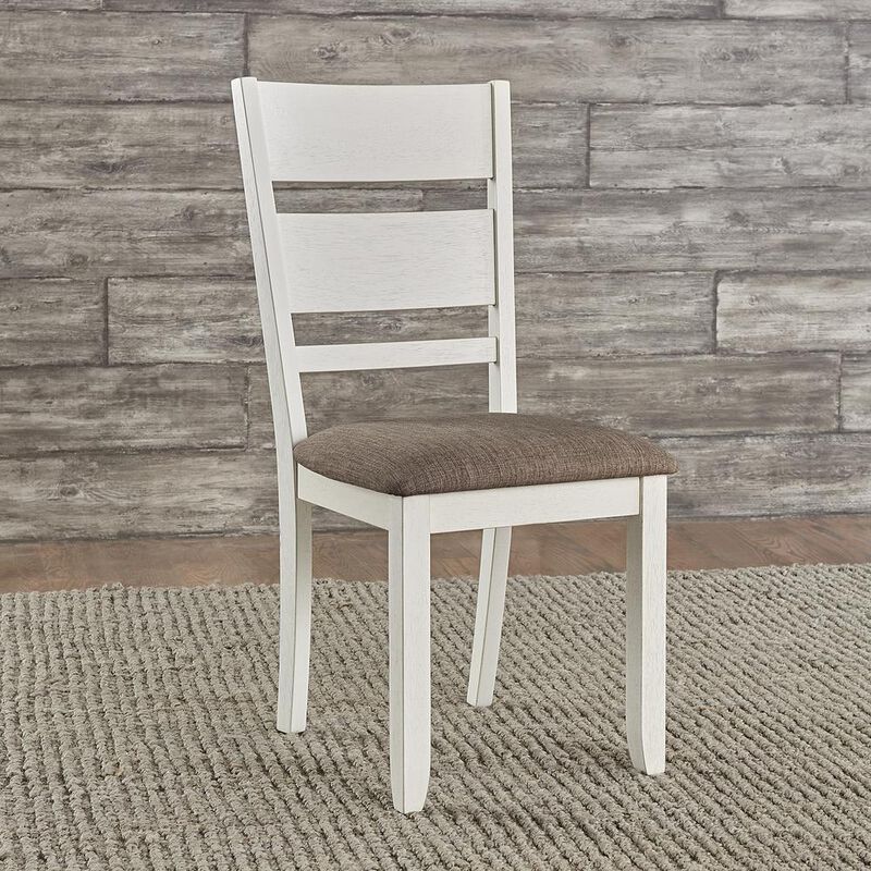 Liberty Furniture Brook Bay Slat Back Upholstered Side Dining Chair - Set of 2 - Sandstone image number 5