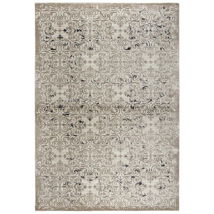 Power Loomed Cut Pile Polypropylene Rug, 3'3" x 5'3"