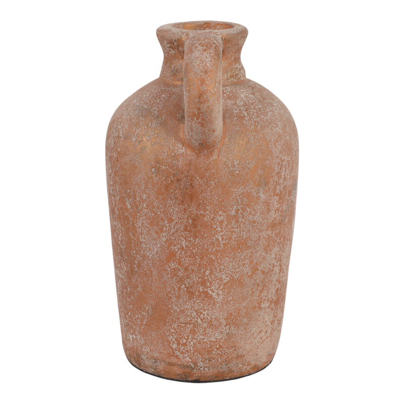 Terracotta Textured Jug Vase image number 3