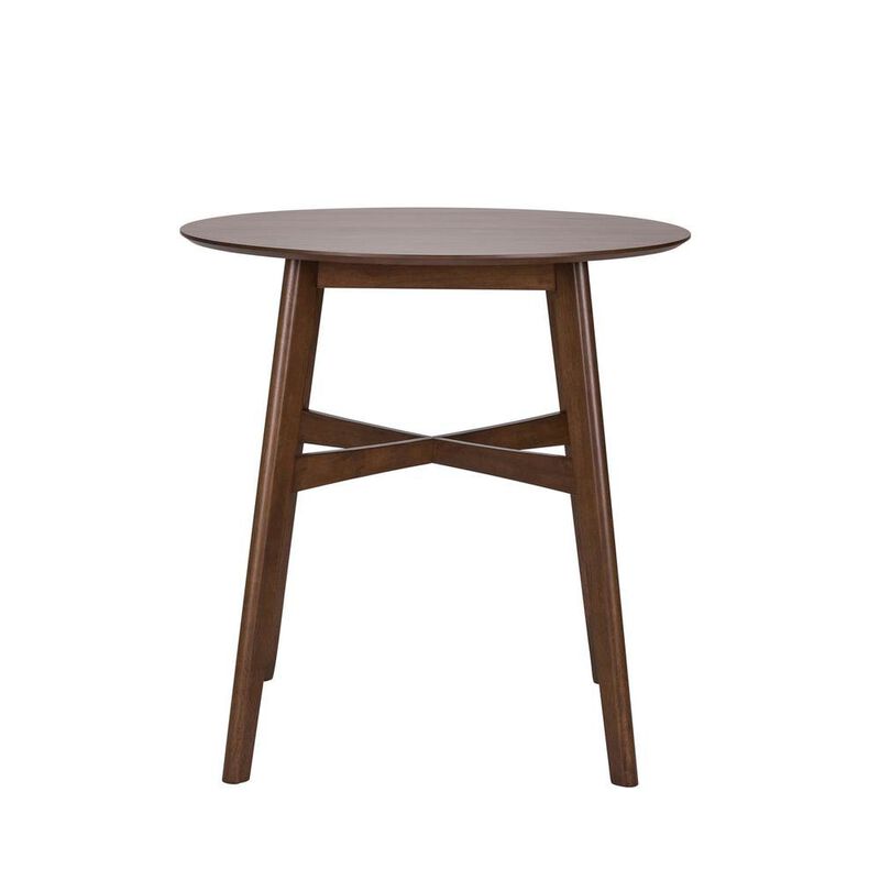 Starlight Canyon Home Brown Round Dining Table &ndash; Elegant Small Round Kitchen Table for Any Space