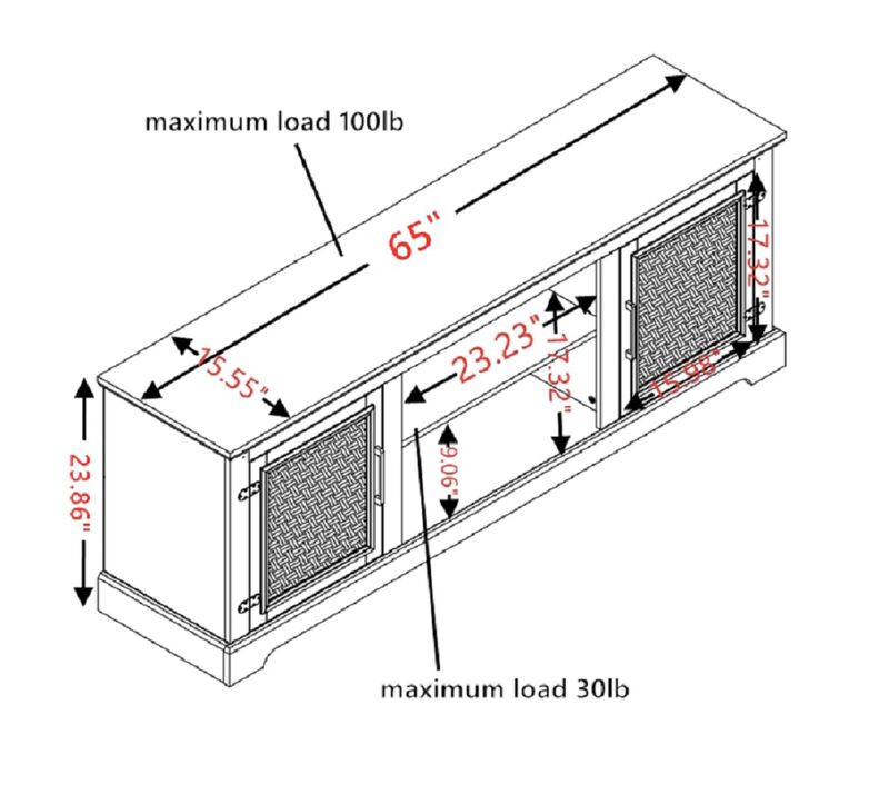 Hanert TV Stand image number 2