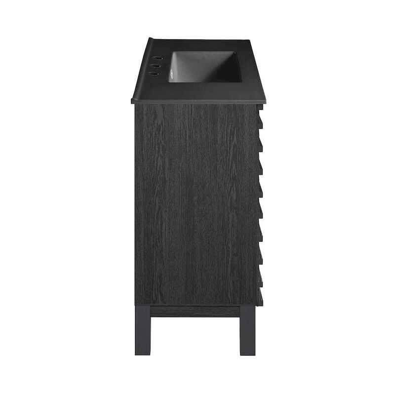 Cascade 48 in. Bathroom Vanity with 3-Hole Ceramic Sink Top image number 3
