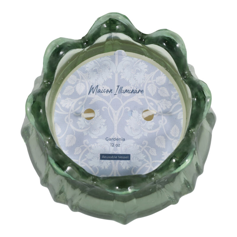 Gardenia Tulip Glass Candle image number 5