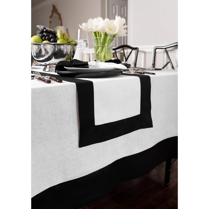 Solino Home 100% Pure Linen Table Runner - Contempo