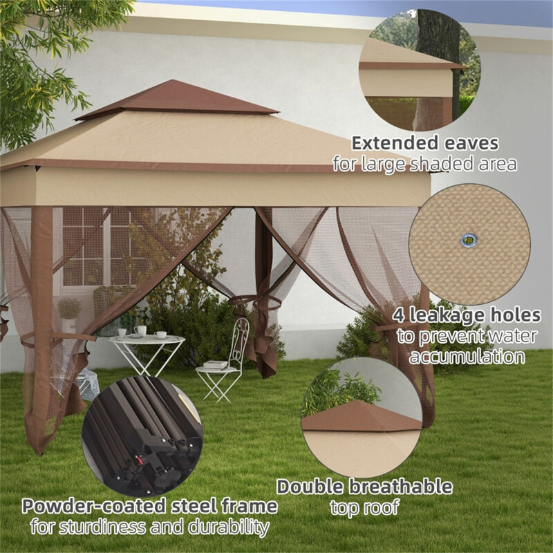 Commercial-Grade Party Tent &ndash; Foldable Canopy Gazebo for Weddings & Outdoor Events