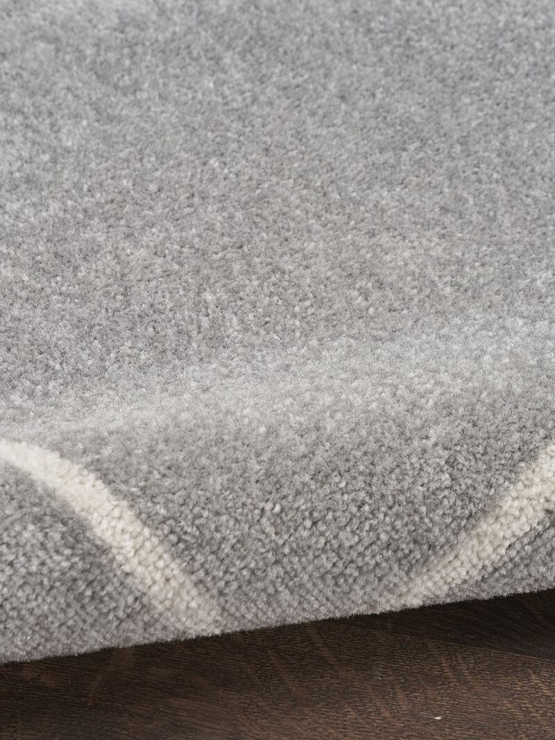 Nourison Essentials NRE02 Gray/Ivory 2' x 4' Rug