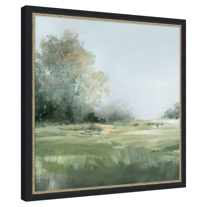 Misty Morning in the Meadow II by PI Studio Framed Canvas Wall Art