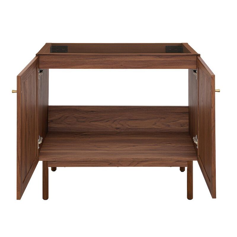 Classe 36" Bathroom Vanity in Dark Walnut Cabinet Only image number 2
