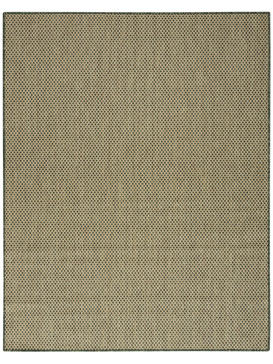 Courtyard COU01 Green 10' x 14' Rug