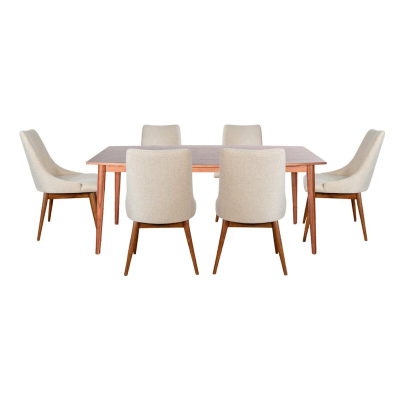 Sunny Designs Mid-century Wood Dining Set image number 0