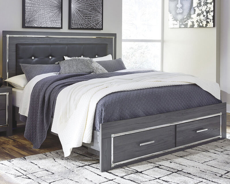 Lodanna King Panel Bed image number 1