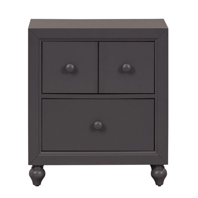 Liberty Furniture Cottage View Night Stand in Dark Gray image number 2