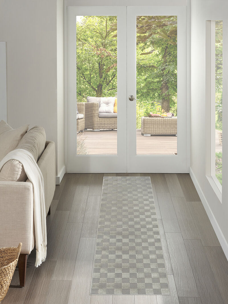 Serenity Home SRH09 Gray 2'2" x 7'6 Rug