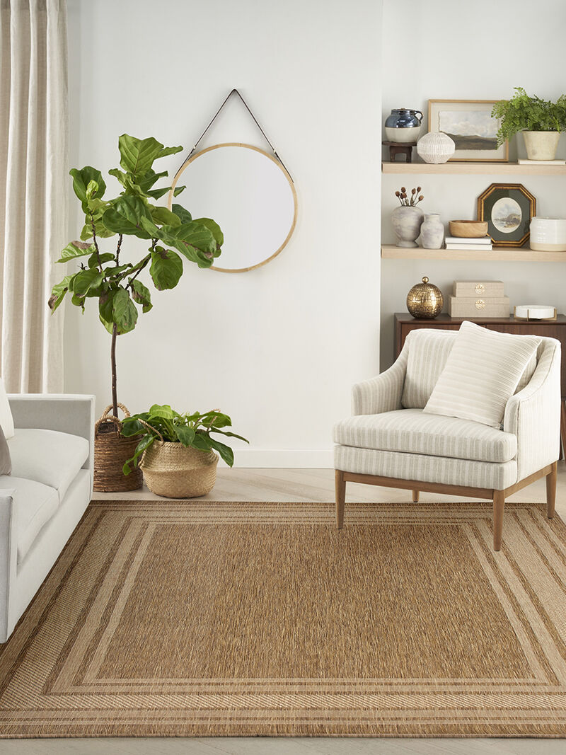 Horizon Indoor/Outdoor HOZ03 Natural 8' x 10' Rug