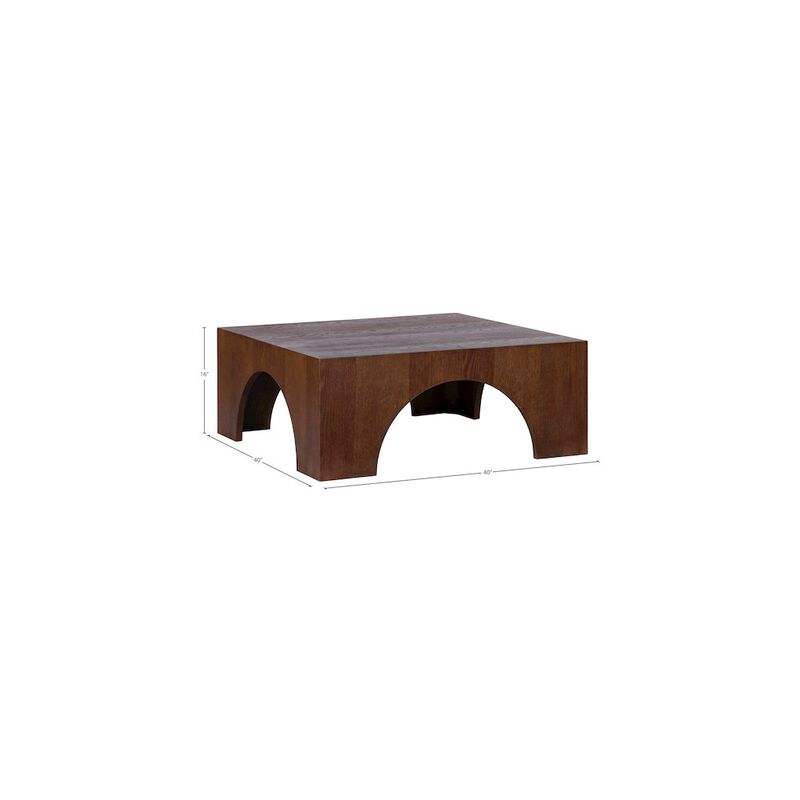Meridian Furniture Arch Brown Coffee Table