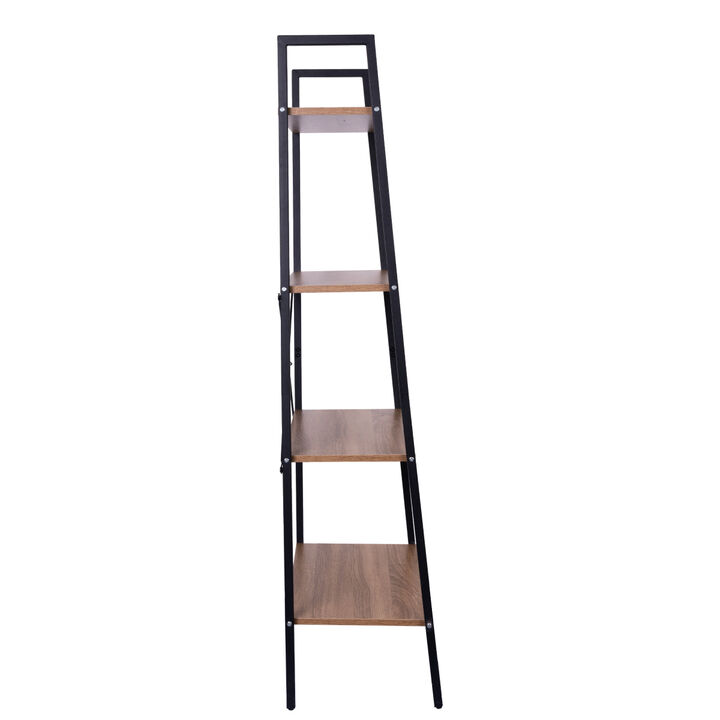 53 in H 4-Tier Freestanding Bookcase Storage Rack Plant Stand Ladder Shelves