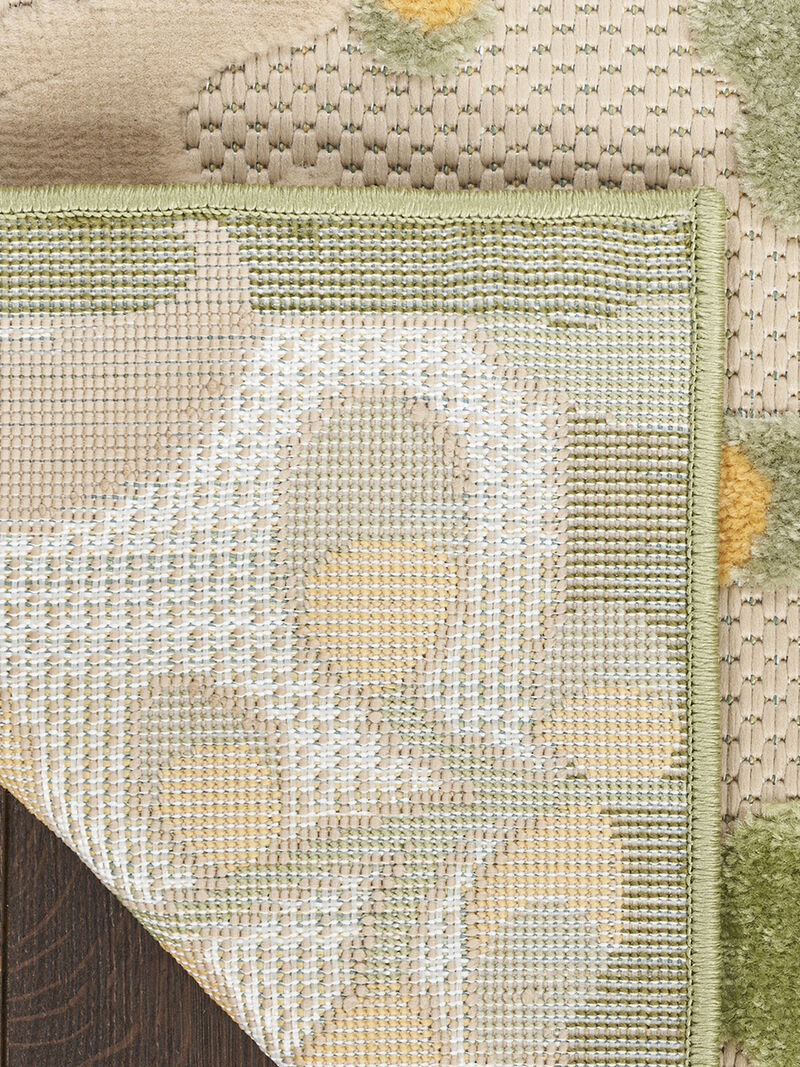 Aloha ALH17 Ivory/Green 10' x 14' Rug