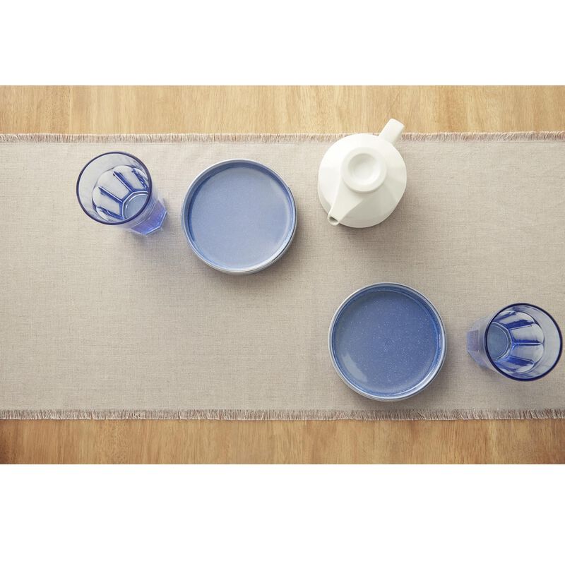 Linen Table Runner - Fringe