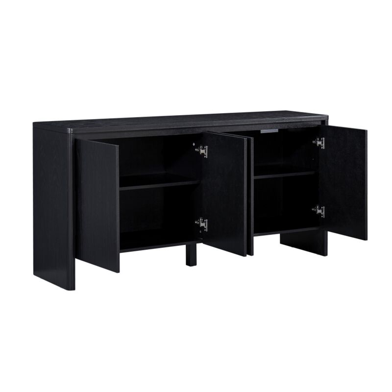 Debnul Wood 4-Door Buffet image number 2