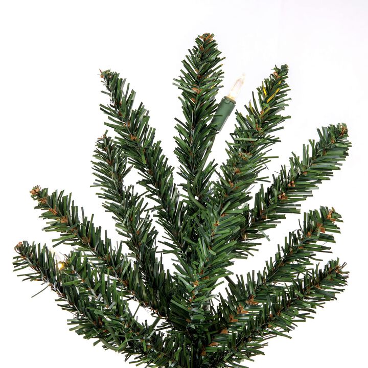 Vickerman Anoka W/Burlap Base DuraLED mWht -