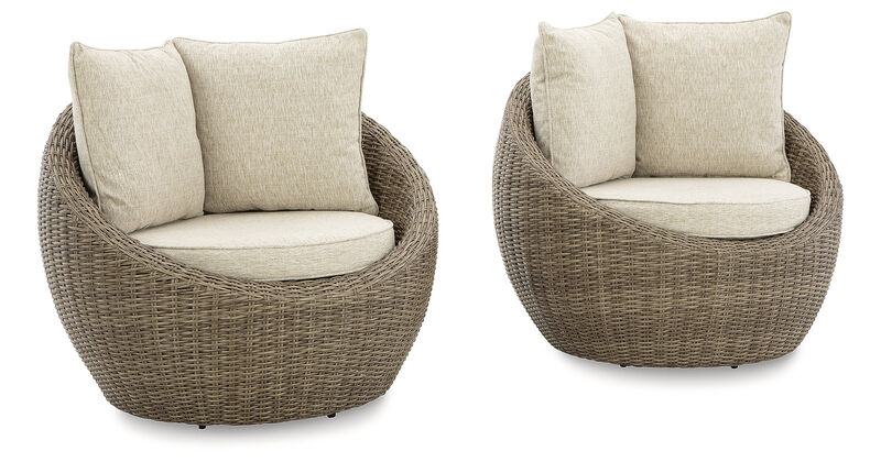 Danson Swivel Lounge with Cushion