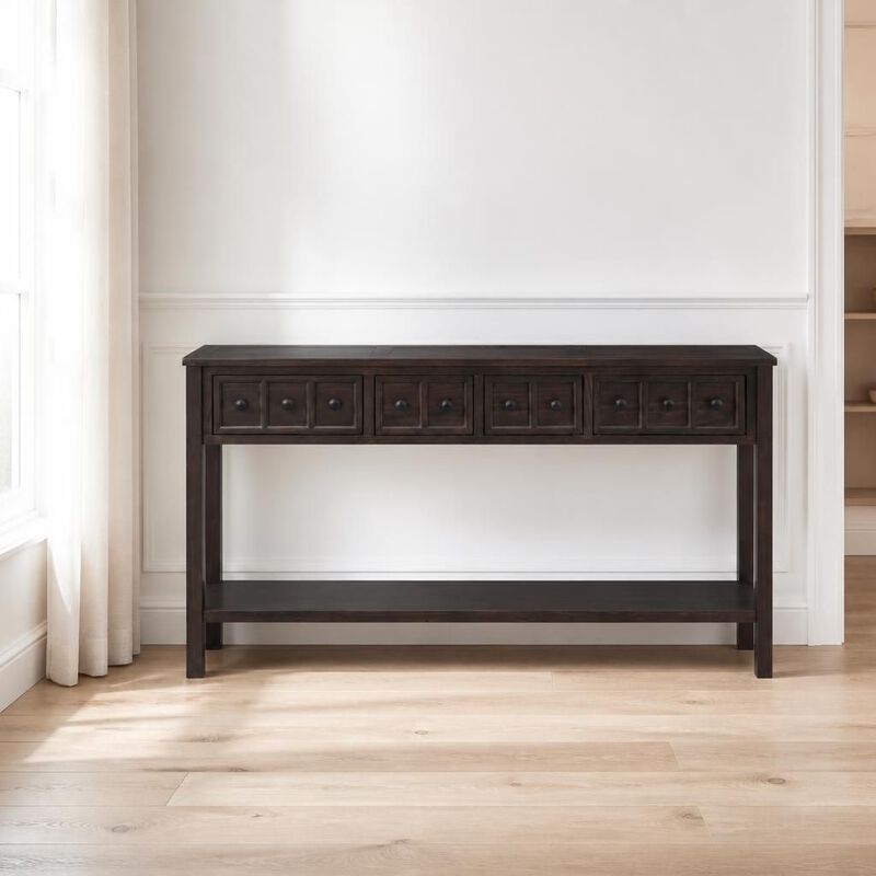 60- Entryway Console Sofa Table image number 3