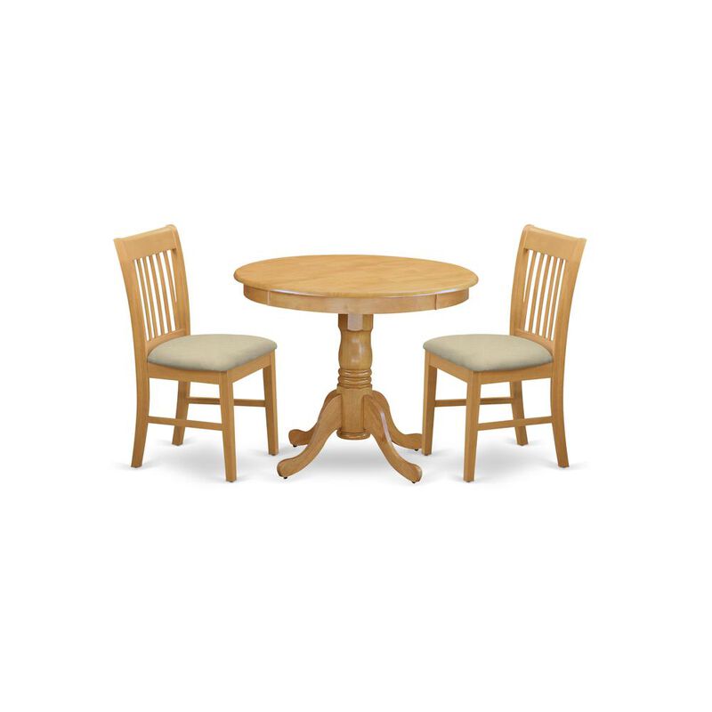 3 Pc Table and chair set - Kitchen Table and 2 Dining Chairs