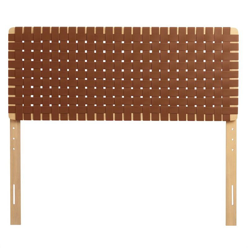 Sparta Weave Vegan Leather Full Headboard image number 4