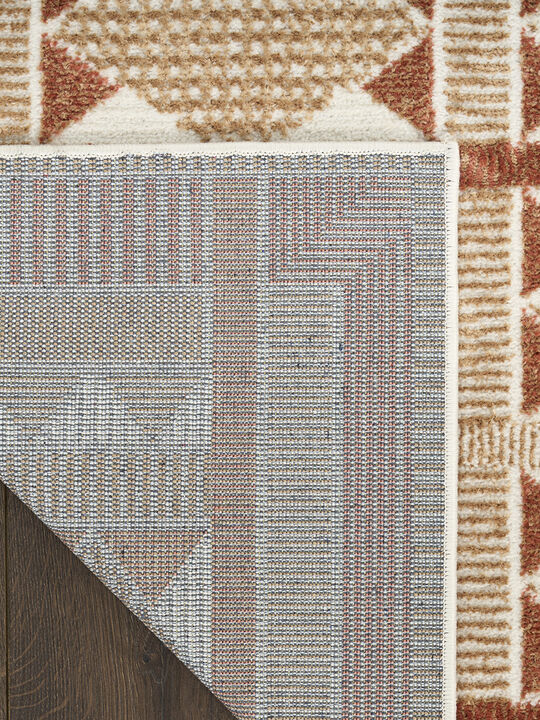 Nordic NRC06 Rust 4' x 6' Rug