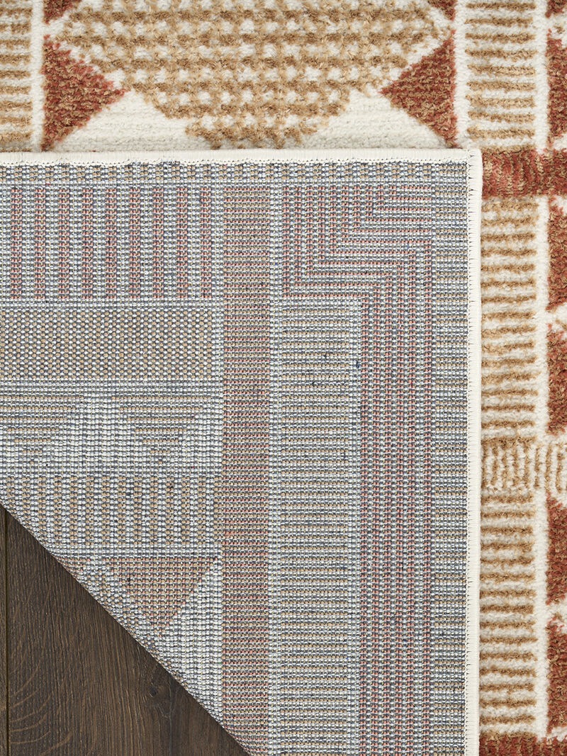 Nordic NRC06 Rust 4' x 6' Rug