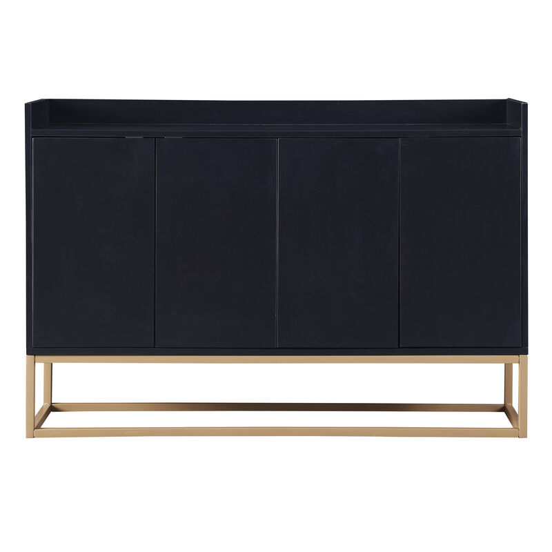 Whisen Modern Sideboard Elegant Buffet Cabinet with Large Storage Space - Navy
