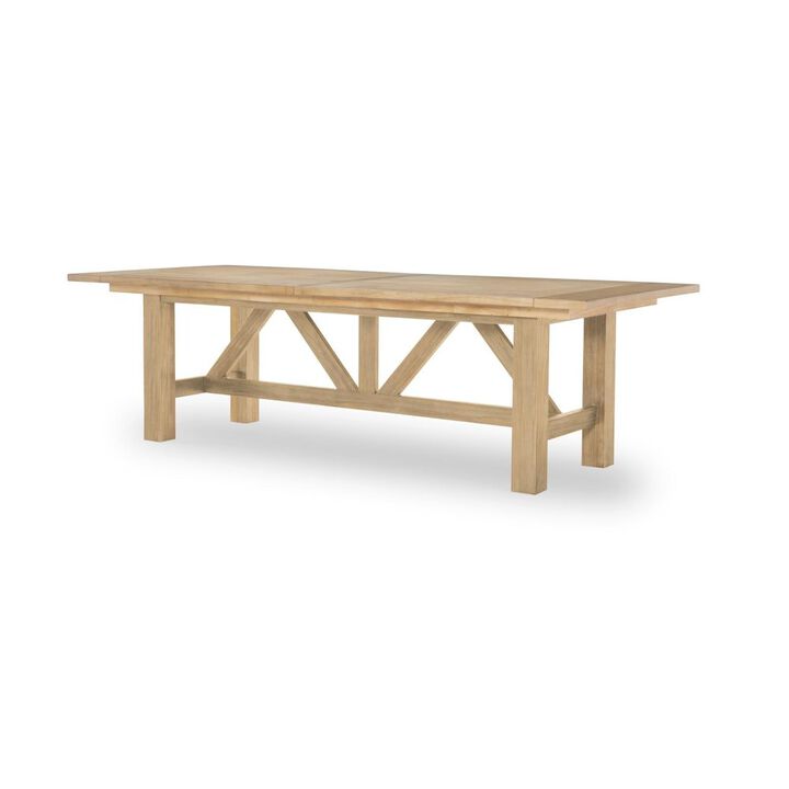 Legacy Classic XXX's and OOO's Trestle Dining Table (Two 12 Leaves, Seats up to 12)