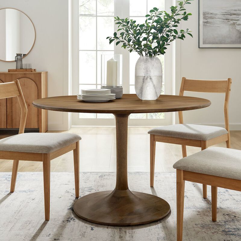 Lippa 48" Round Solid Wood Dining Table image number 6